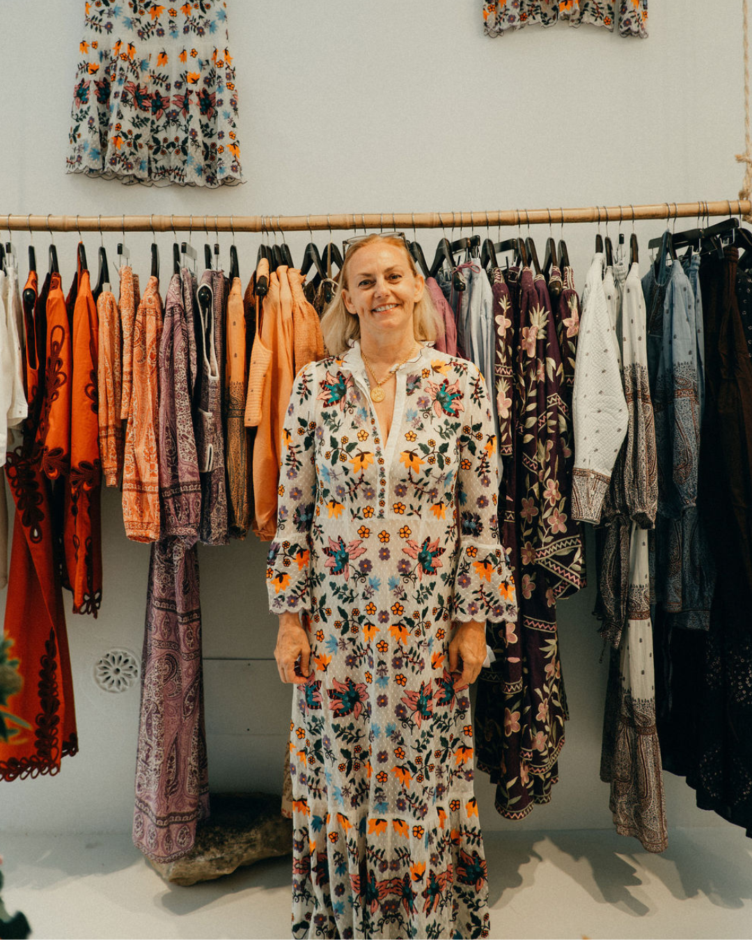 Antik Batik Private View with the brand's founder, Gabriella Cortese