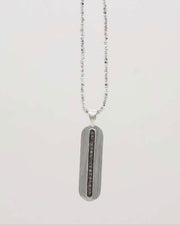 BAYA SAPHALE SILVER NECKLACE