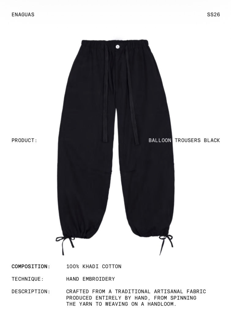 ENAGUAS PANTALÓN BALLON NEGRO