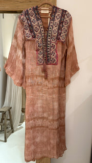 Cotton kaftan pattern embroidery artwork