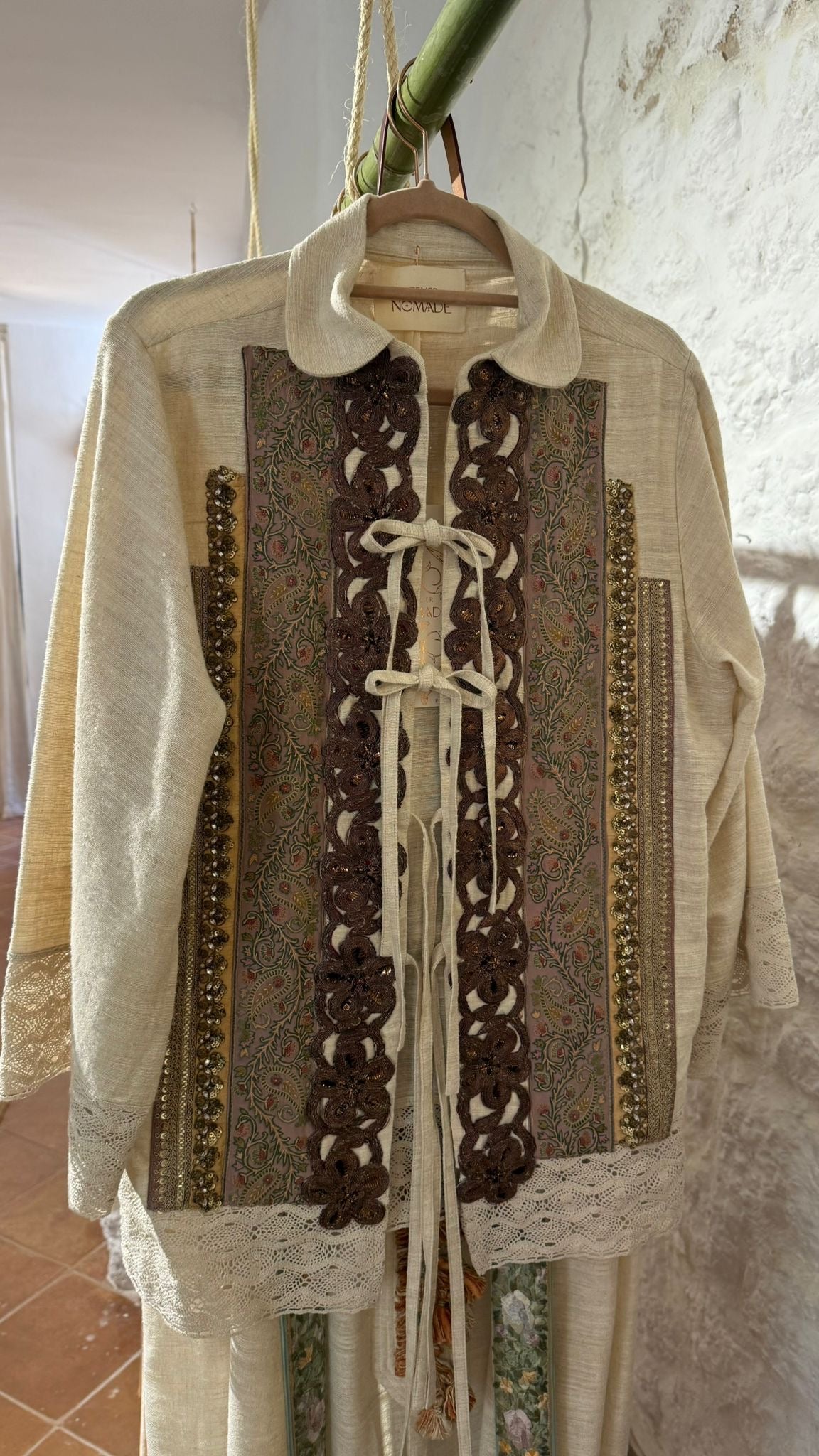 ATELIER NOMADE SILK CUSTOMIZED STRING JACKET
