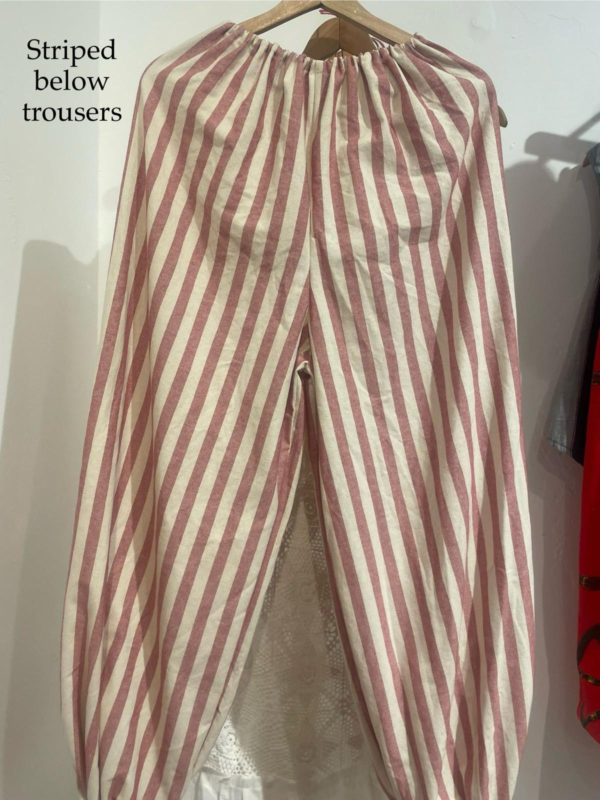 Striped Below Trousers