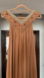 Blush Cotton Customized Dress