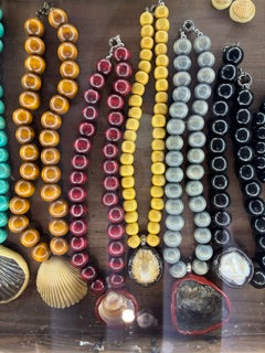 Real Shells w/ wood beads Necklace