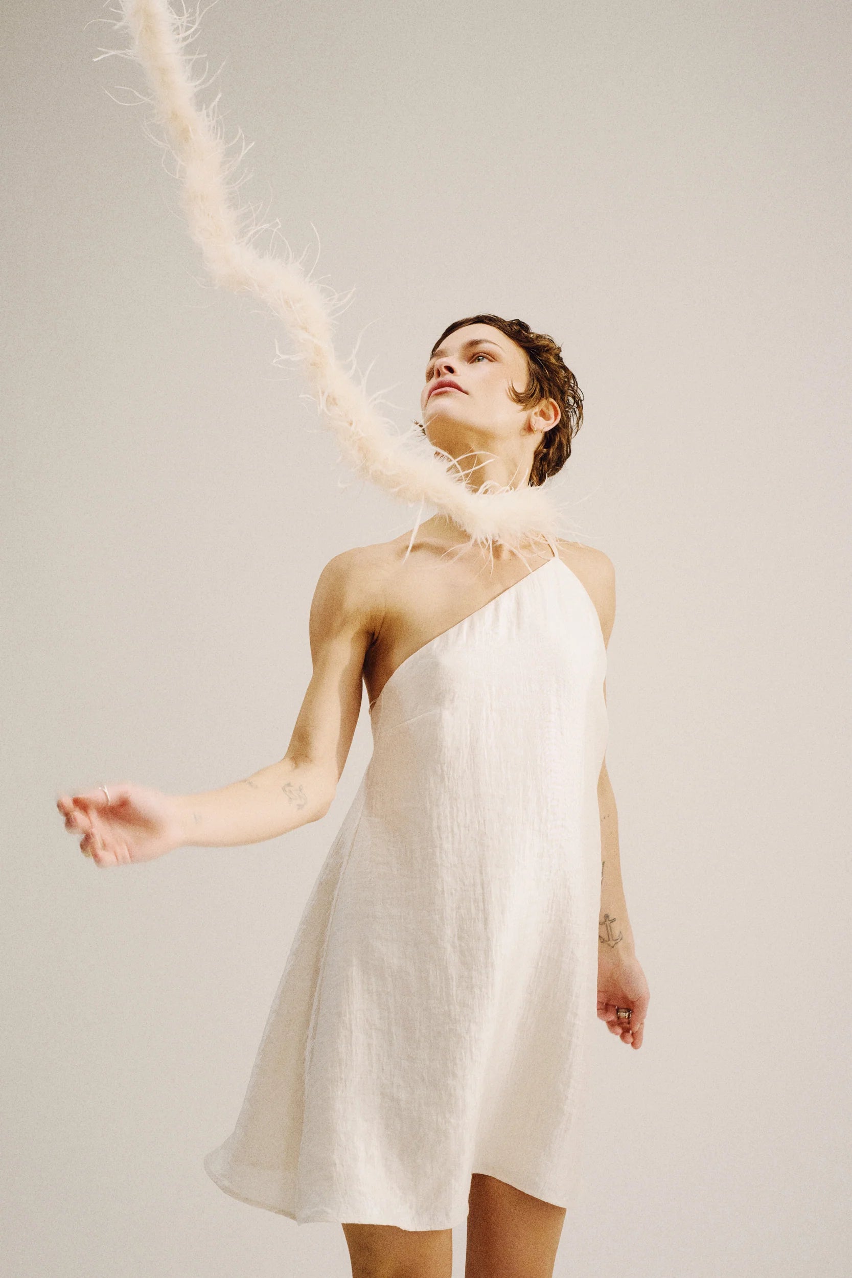 SLOWLY OFF-WHITE DRESS