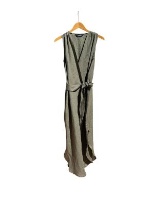 710 DRESS ORGANIC LINEN LONG
