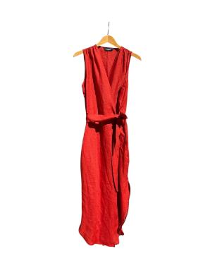 710 DRESS ORGANIC LINEN LONG