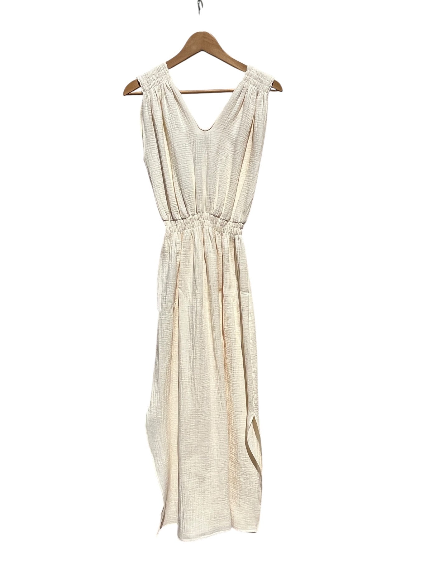 V NECK GREEK MUSLIN DRESS