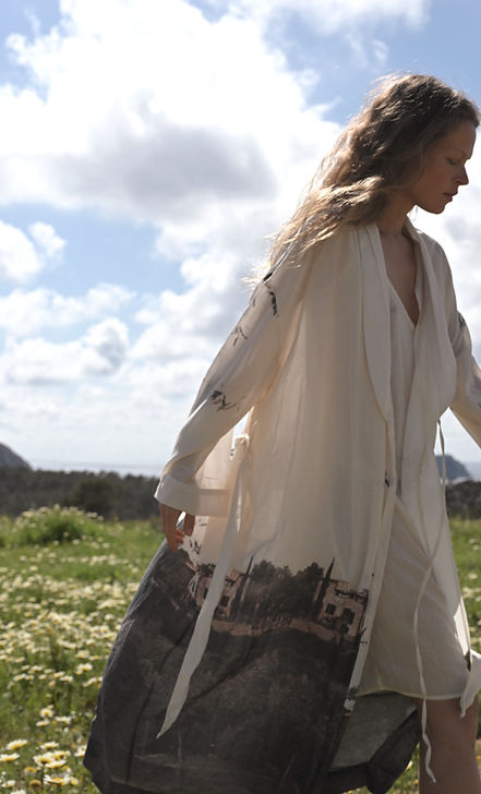 Kimono cotton/silk