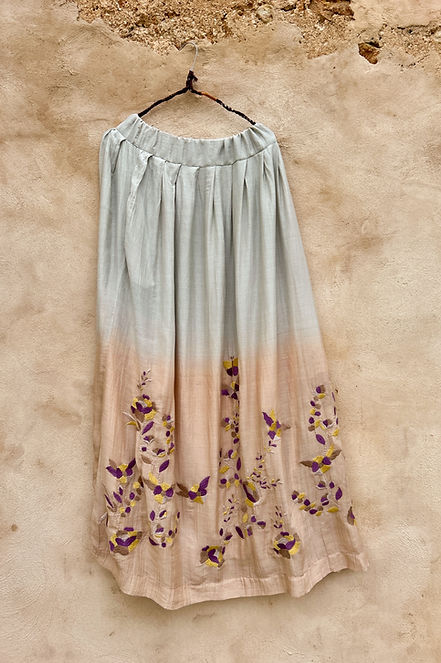Skirt silk/cotton