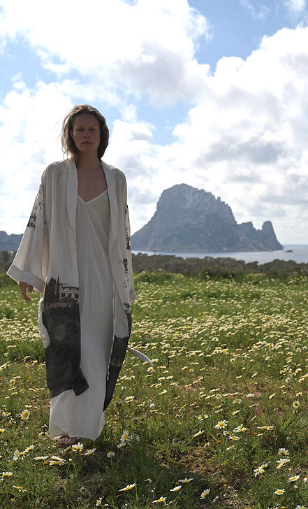 Kimono cotton/silk