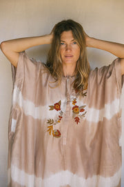 tie dye handwoven silk