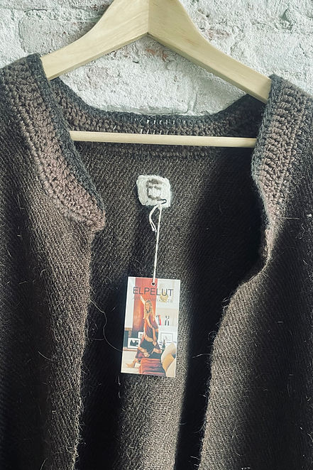 Poncho handwoven Himalayas