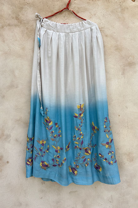 Skirt silk/cotton