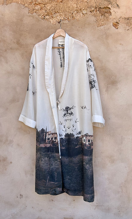 Kimono cotton/silk