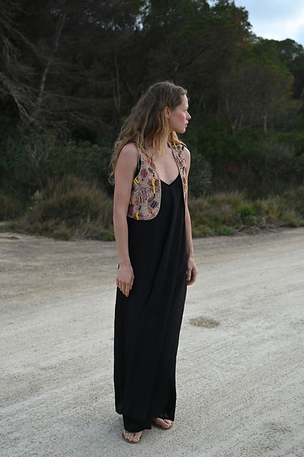 Second skin dress long