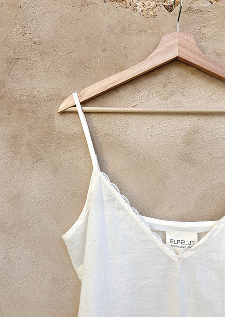 Silk/cotton slip dress
