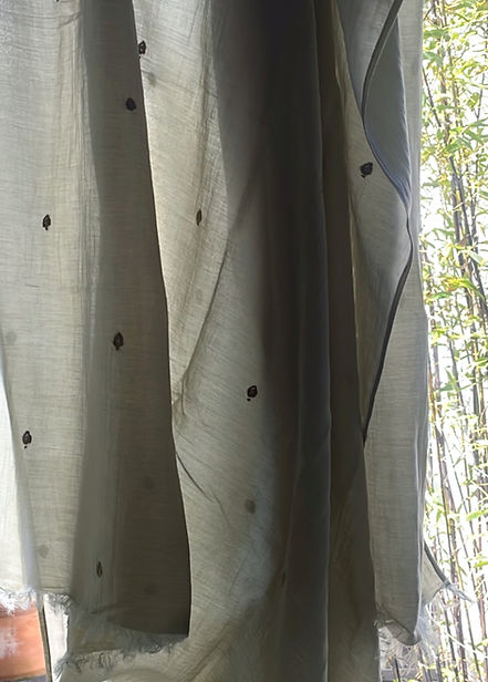 Wrap scarf silk/cotton