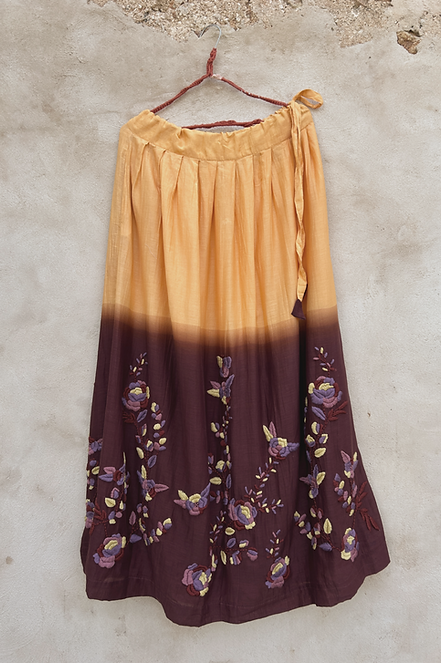 Skirt silk/cotton