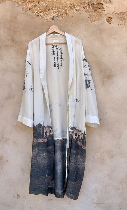 Kimono cotton/silk