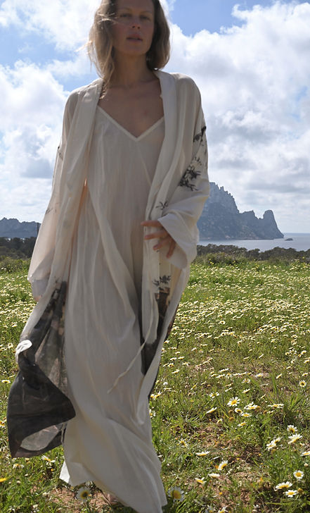 Kimono cotton/silk