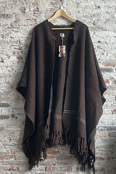 Poncho handwoven Himalayas