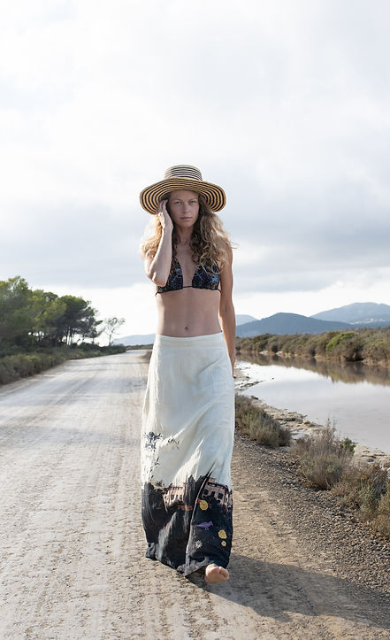 Skirt Corazon cotton/silk