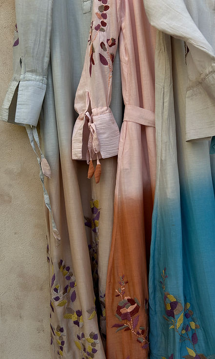 Dress silk/cotton blend