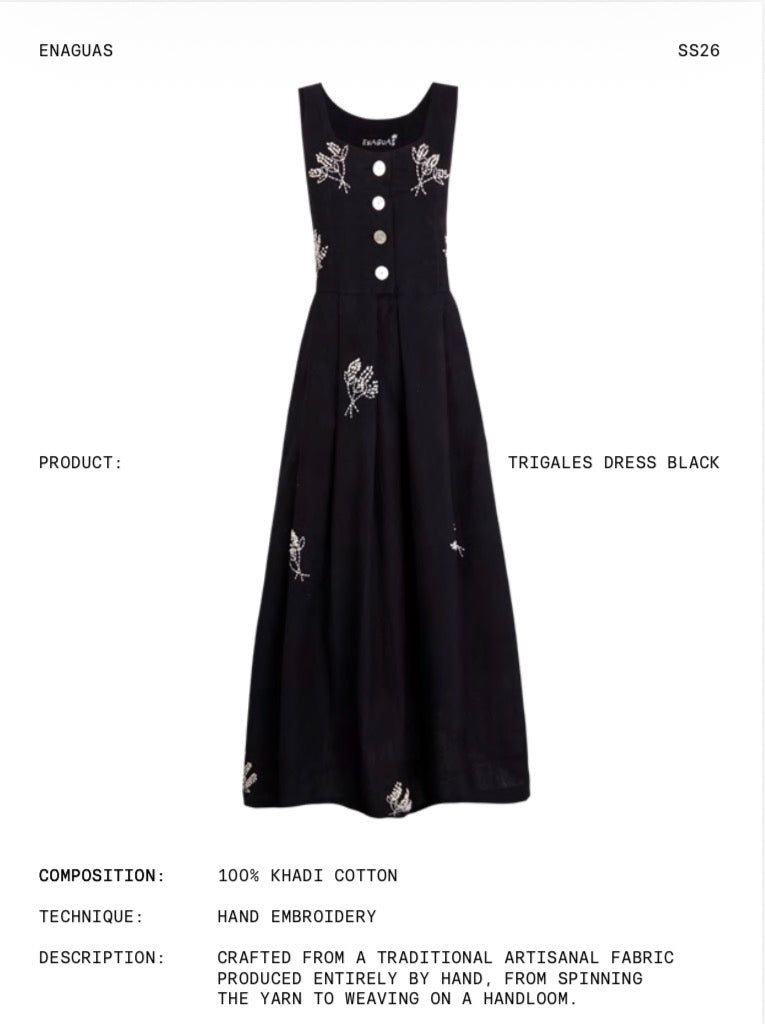 ENAGUAS VESTIDO TRIGALES NEGRO