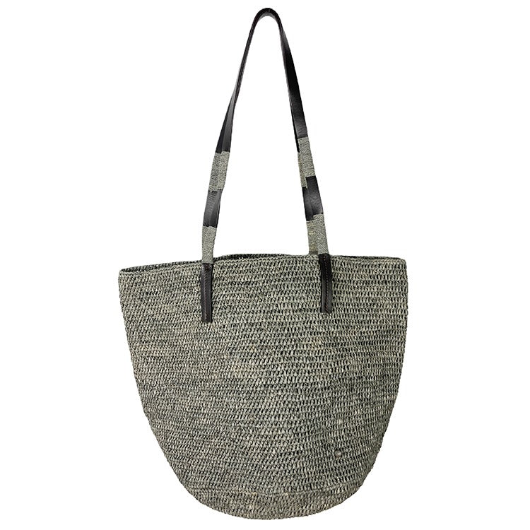 ALICE M - BLACK LEATHER BAG