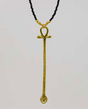 NOOR N°1 NECKLACE BLACK SPINELS