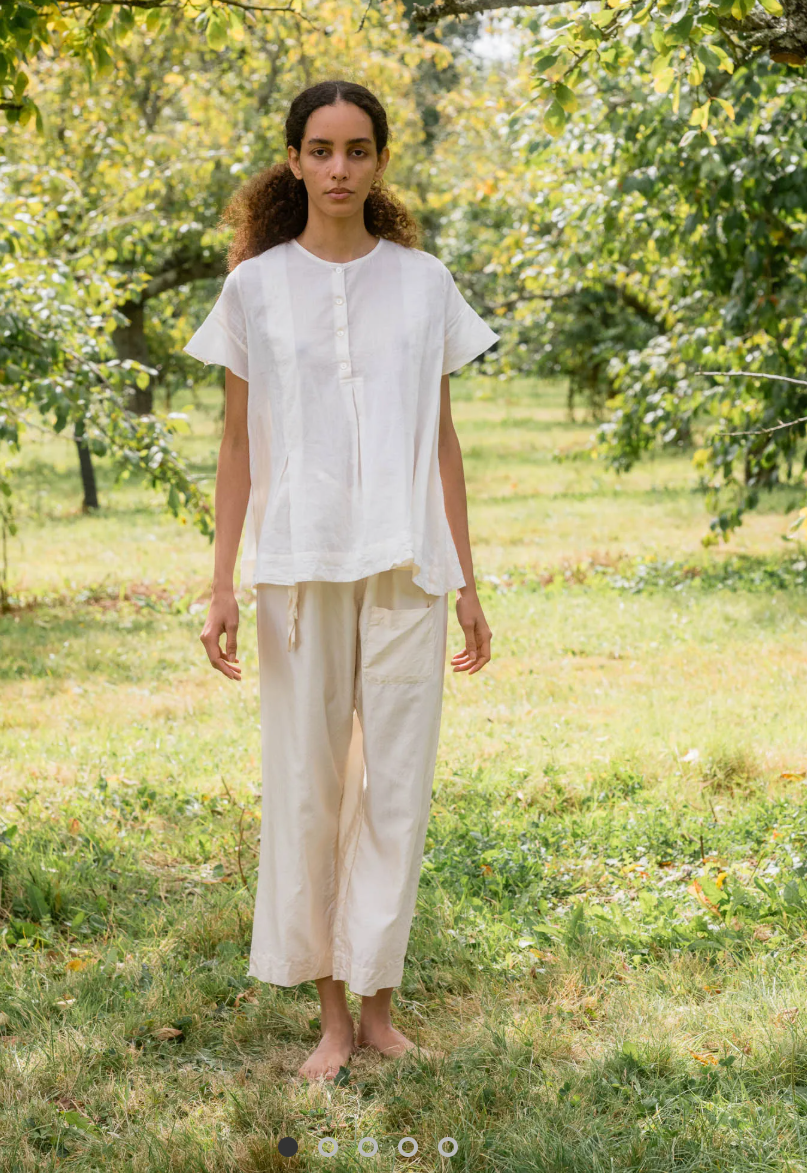 Japan pants silk cotton satin