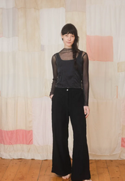 corset top silk cotton satin