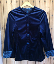 Victorian Jacket in  Crushed Strech Velvet - Size : M