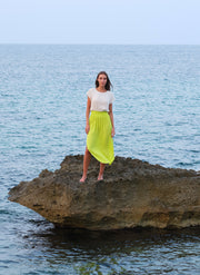MAIMÓ GATHERED WAIST DRESS
