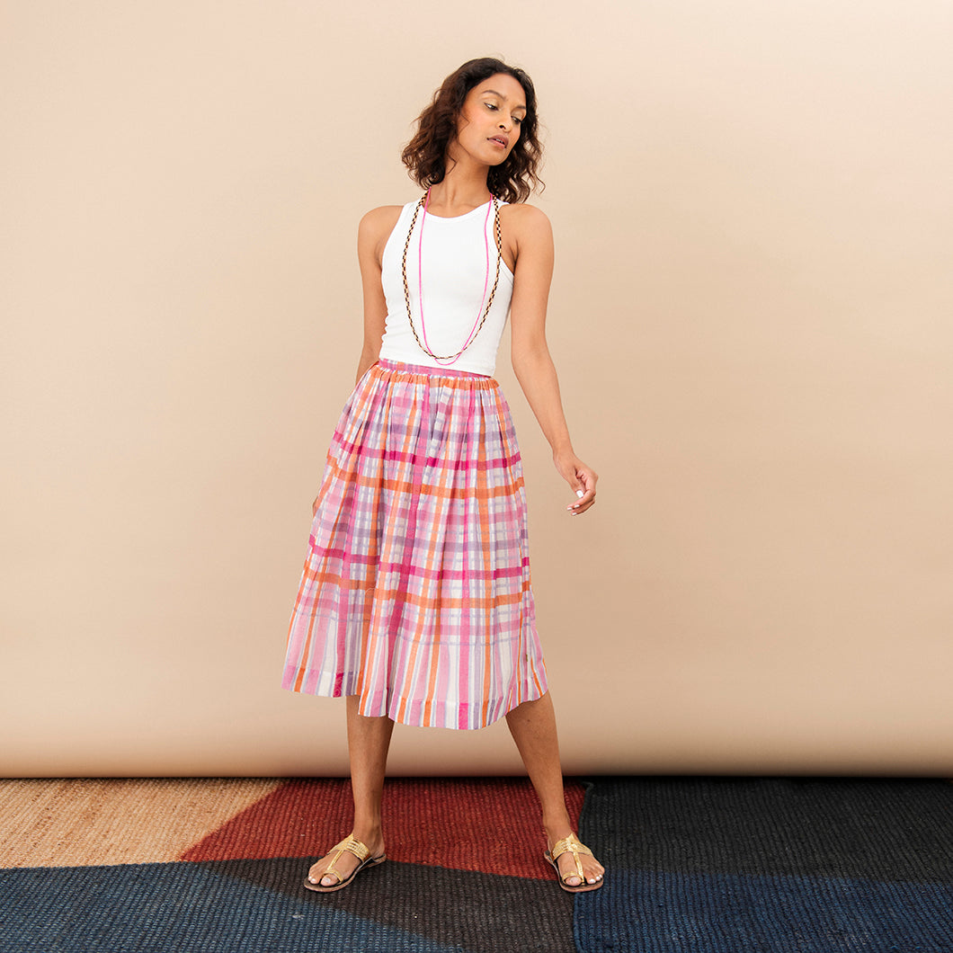 Poeme Checked - Skirt