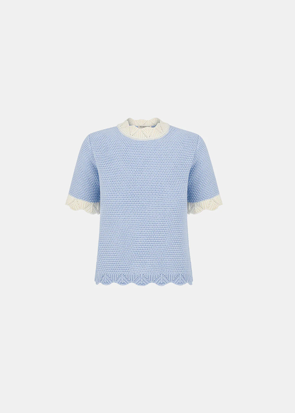 MILKY KNITTED TOP BLUE