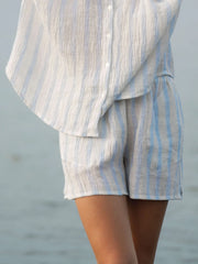 LINEN CRINKLE SHORTS