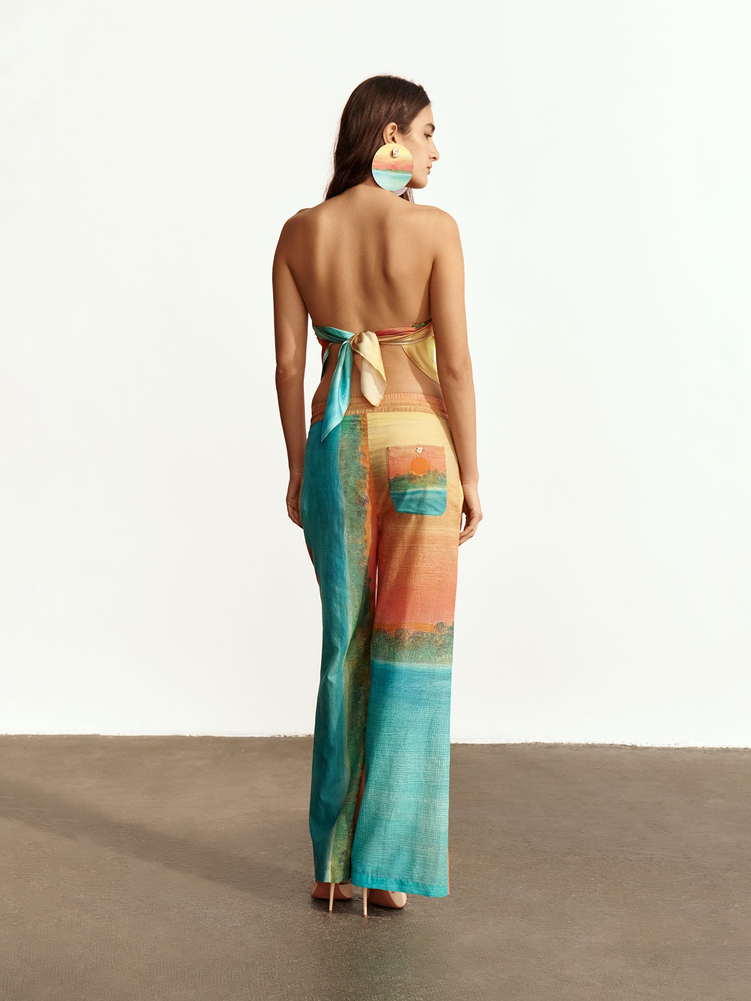 FORMENTERA COTTON VOILE PANTS
