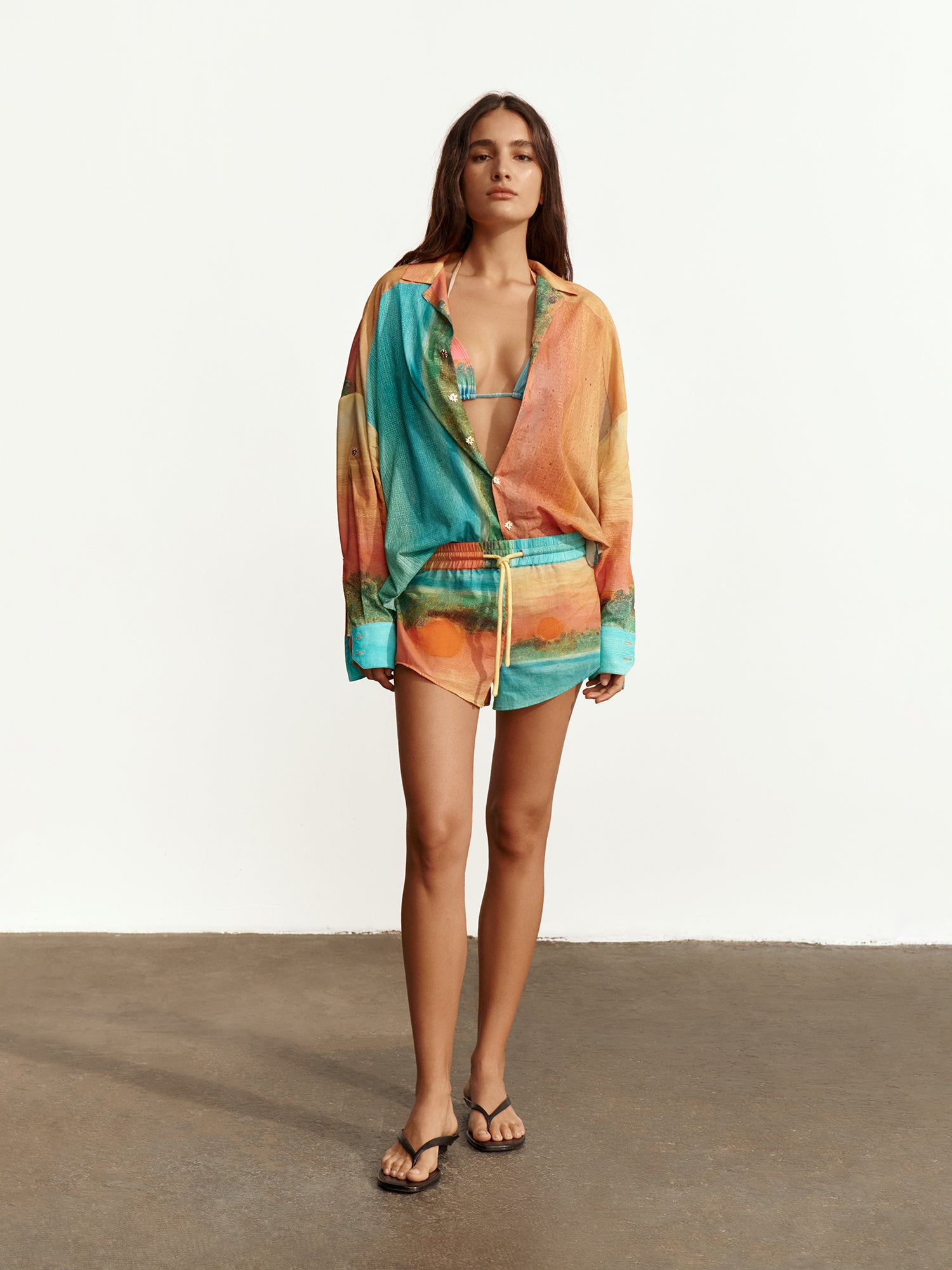 FORMENTERA COTTON VOILE SHIRT