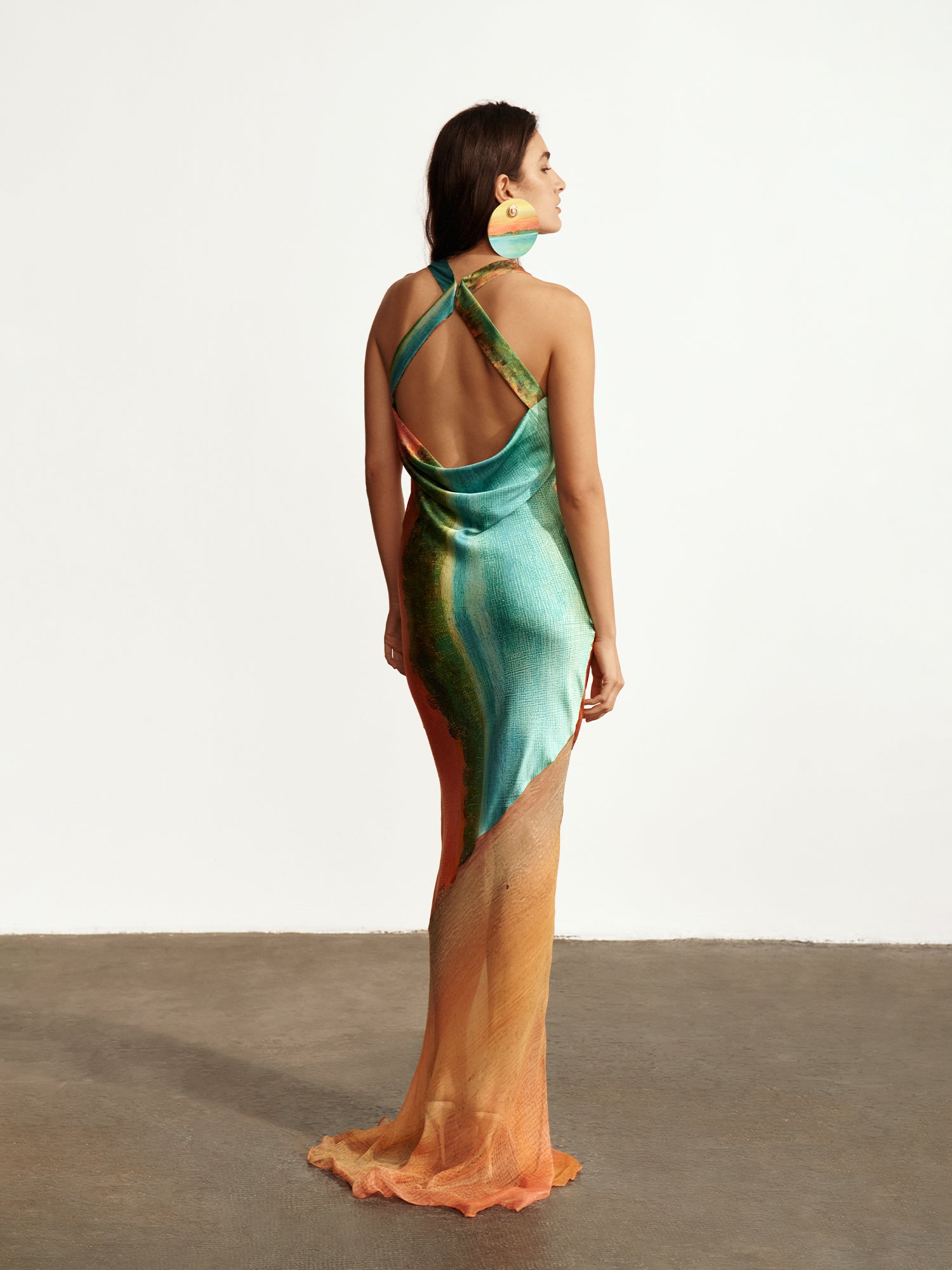 FORMENTERA SILK LONG DRESS