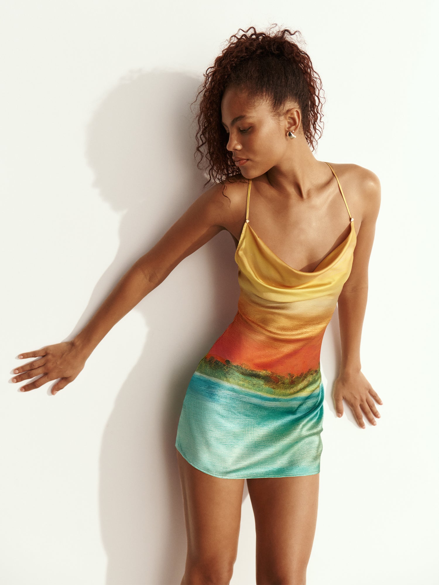 FORMENTERA SILK MINI DRESS