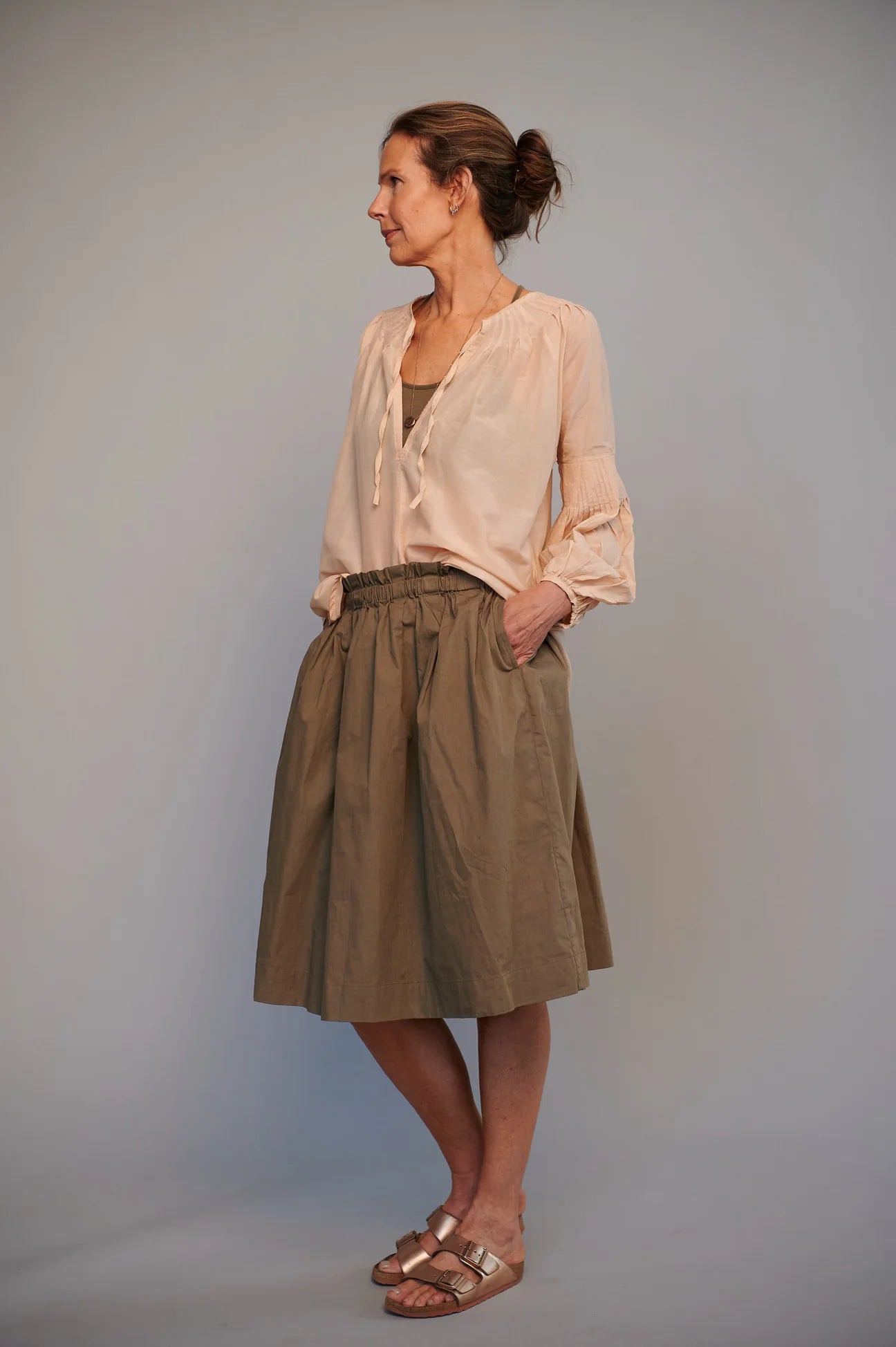 Pleated Skirt - Organic Cotton