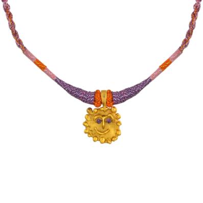 HAPPY SUN THREAD NECKLACE