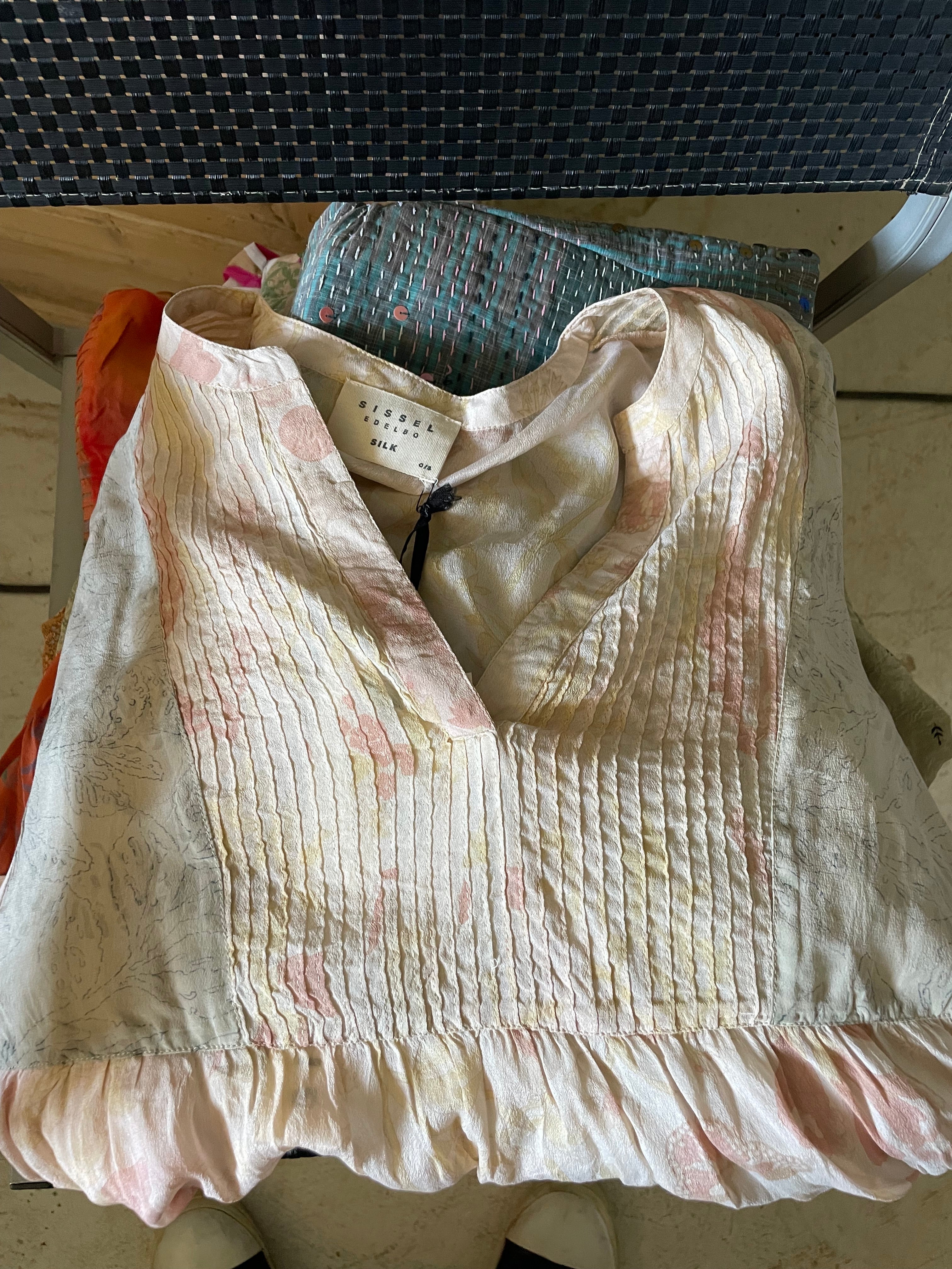 BIBI BALLOON SILK TOP