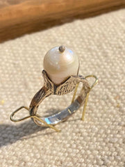 LOTUS PEARL RING