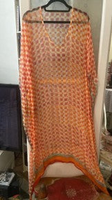 Long Chiffon Kaftan