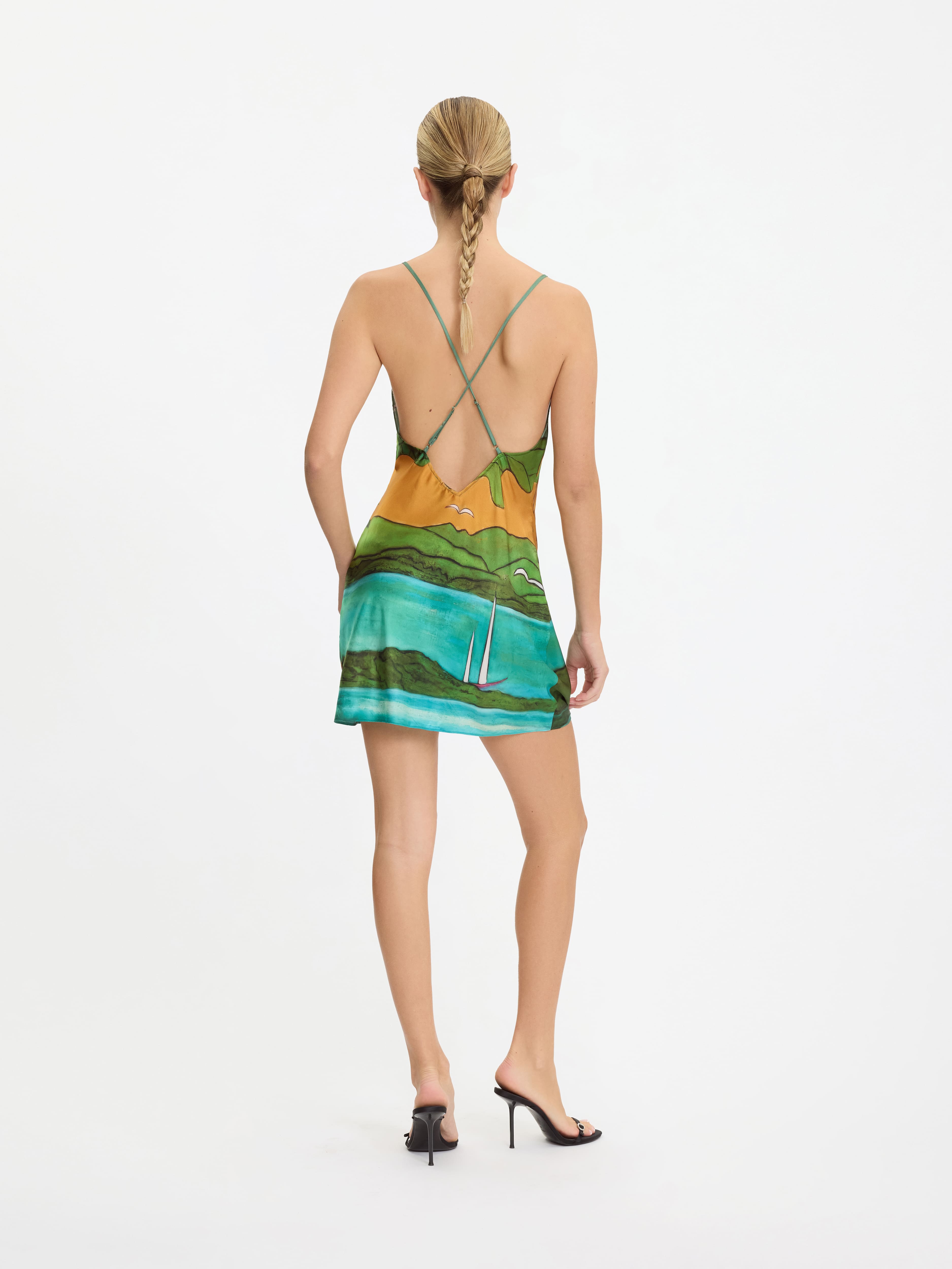 MAGDALENA SILK MINI DRESS