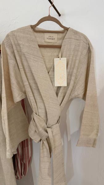 WRAP BLOUSE CREAM