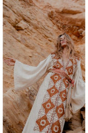 CREAM KIMONO WIDE SLEEVE